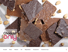 Tablet Screenshot of chocolat-only.com
